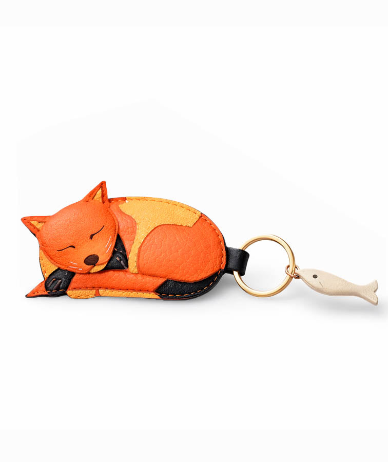 Dreaming Cat Key Fob