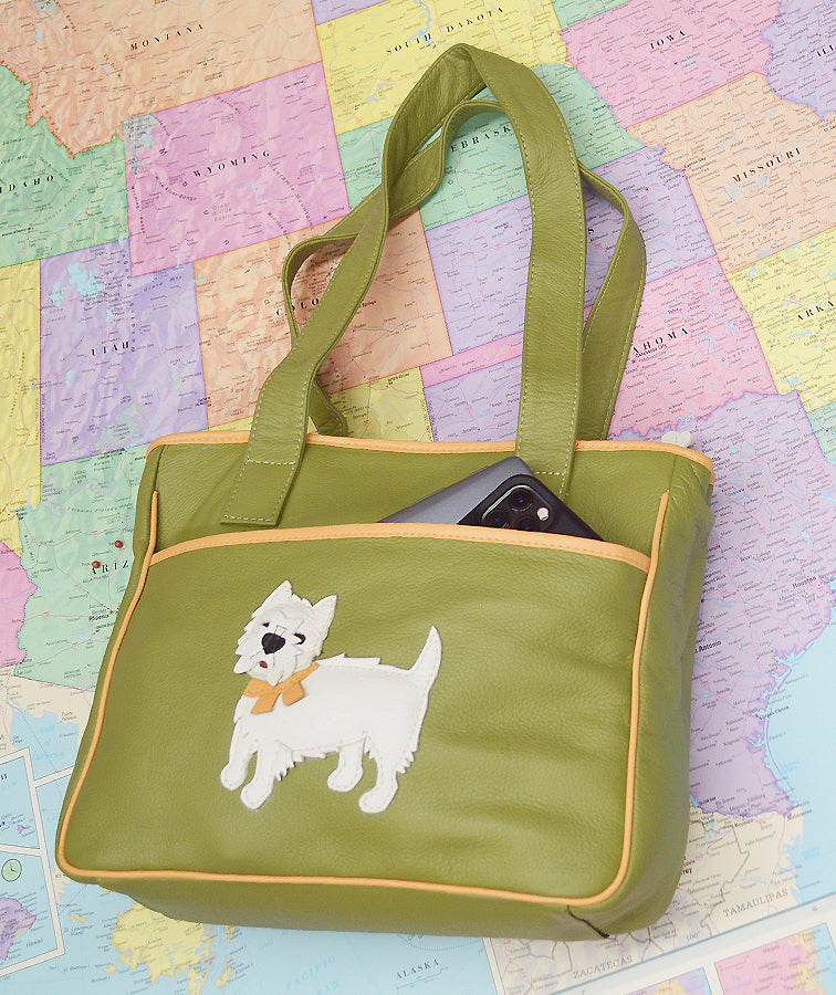 Westie on sale tote bag