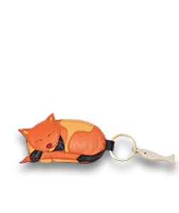 Dreaming Cat Key Fob